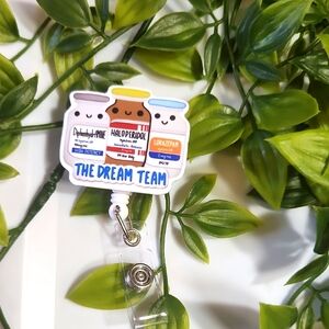 Pill Bottle Badge Reel